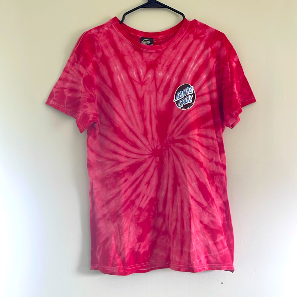 Santa Cruz Tie Dye Shirt Size Medium